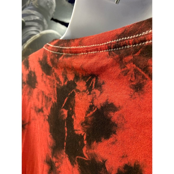 Men's Philcos MYA T-shirt Tie Dye Red And Black 2022 Forever 21 Mens 26x29 - Picture 6 of 10